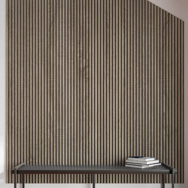 Acoustic Panel Stella Trend 20 Standart 2400x600x20 Vintage Oak (pack of 1 pcs.)