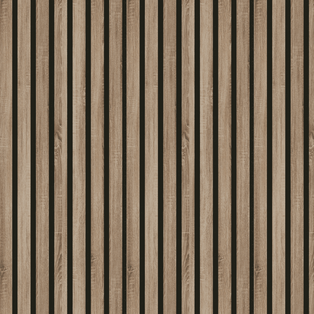 Acoustic panel Stella Trend 20 Standart 2440x600x20 mm Vintage Oak (pack of 1 pcs.)