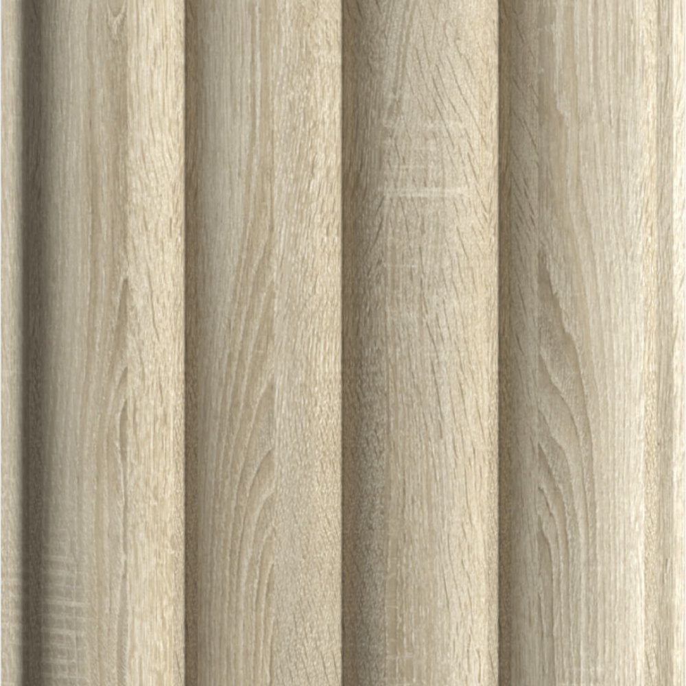 Start-finish profile for MDF Stella Wave Standart Sonoma Oak 2750x55x16 (pack of 4 pcs.)