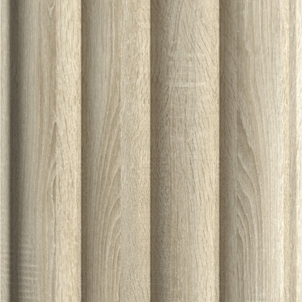 Start-finish profile for MDF Stella Wave Standart Sonoma Oak 2750x55x16 (pack of 4 pcs.)