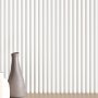 Start-finish profile for MDF Stella Wave Standart White 2750x55x16 (pack of 4 pcs.)