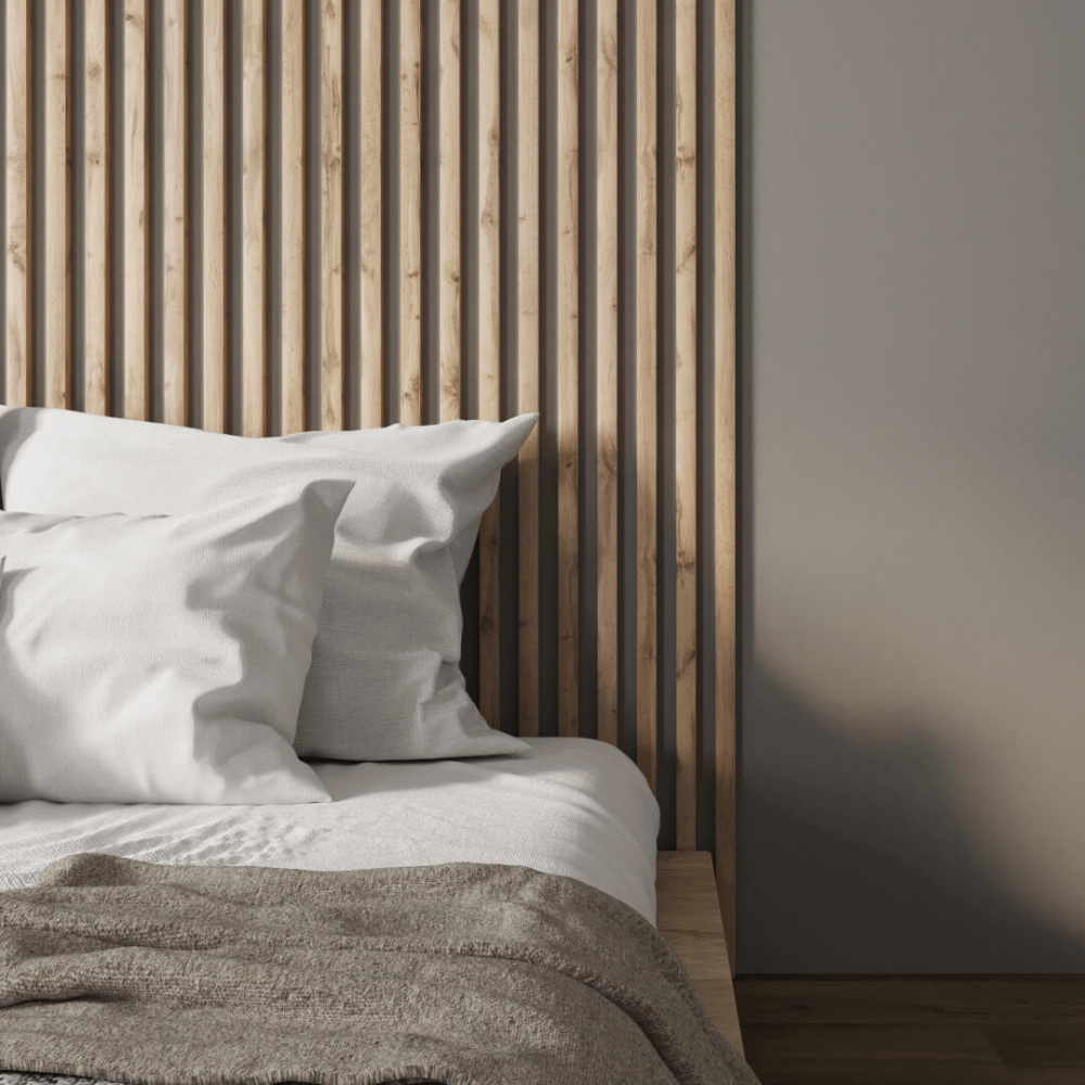 Interior slat MDF Stella 12 Standart 2750*27*12 Pecan (pack of 15 pcs.)