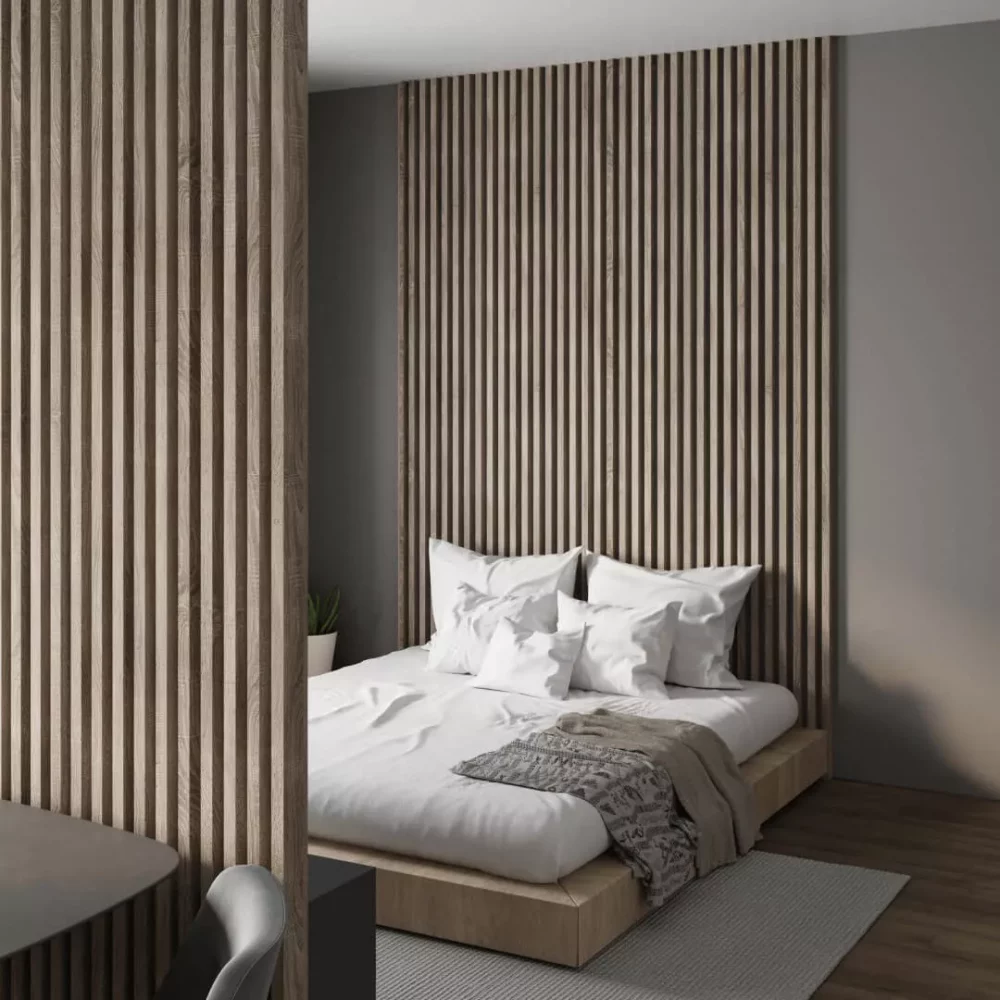 Interior slat MDF Stella 6 Standart 2750*27*6 Vintage Oak (pack of 15 pcs.)