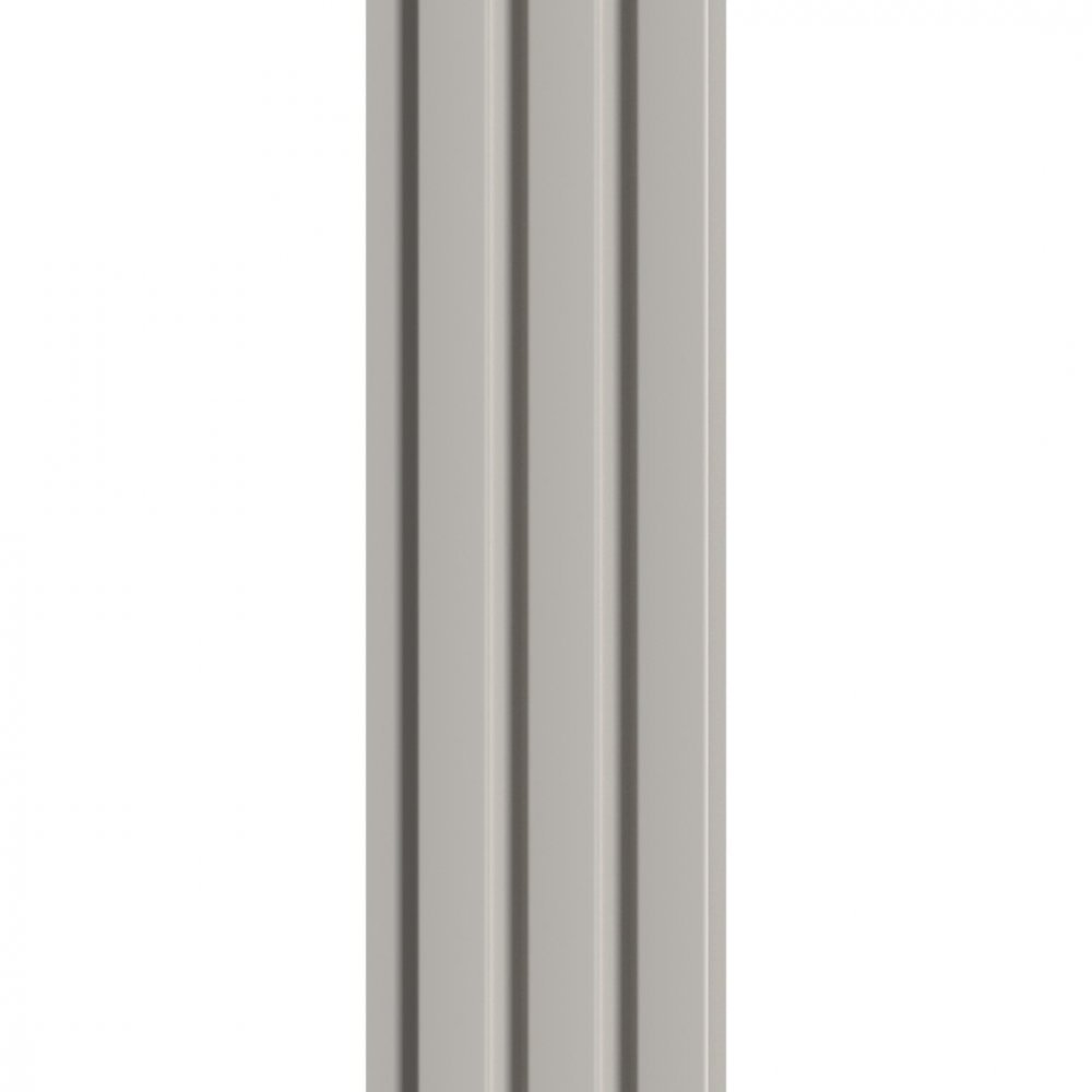 Wall Panel MDF Stella Beats De Luxe NEW 2750х119х12 Sandgrau (pack of 5 pcs.)
