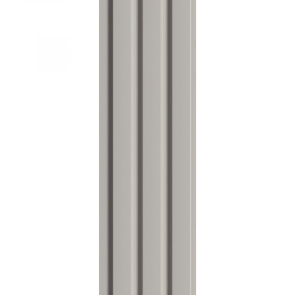 Wall Panel MDF Stella Beats De Luxe NEW 2750х119х12 Sandgrau (pack of 5 pcs.)