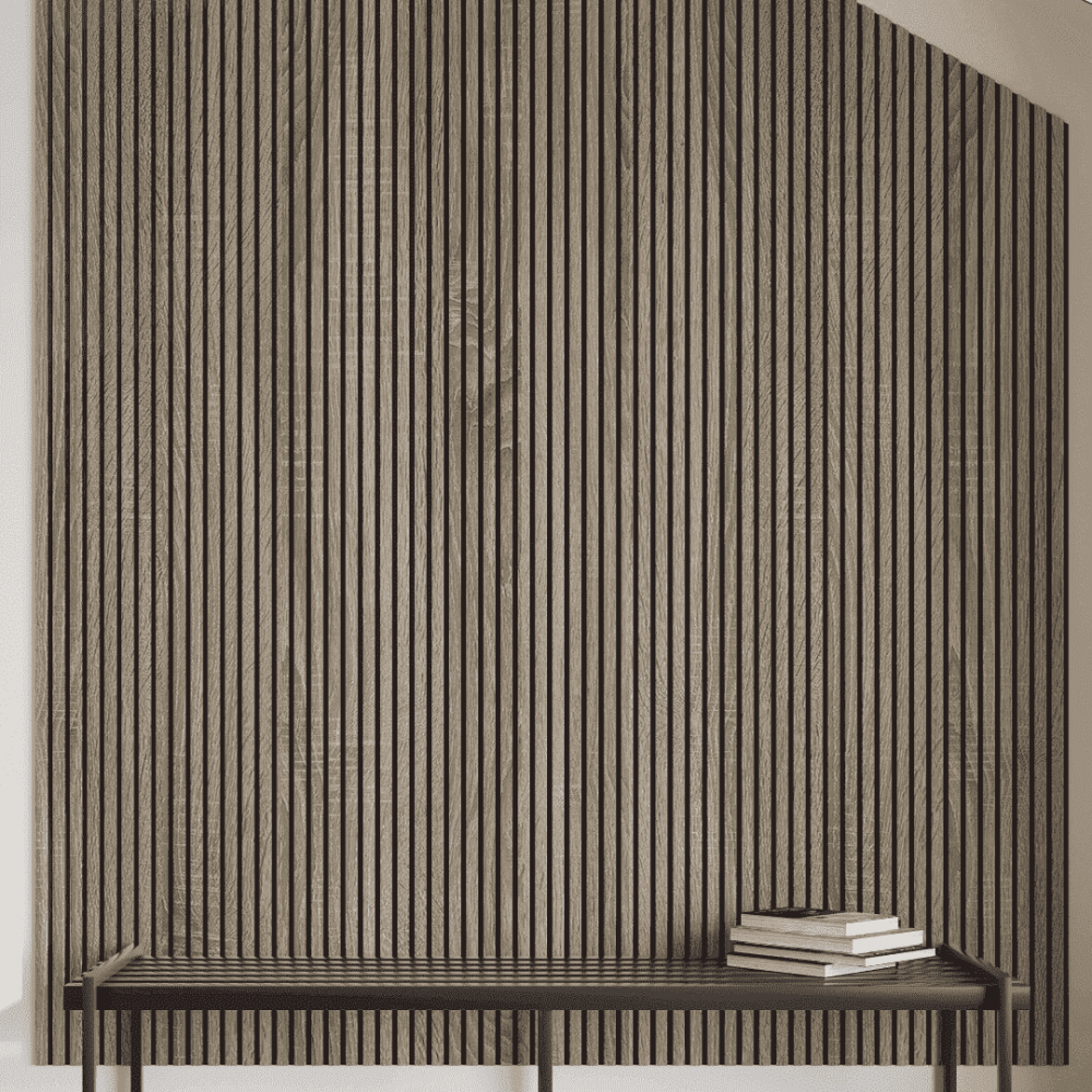 Acoustic panel Stella Trend 20 Standart 2440x600x20 mm Vintage Oak (pack of 1 pcs.)