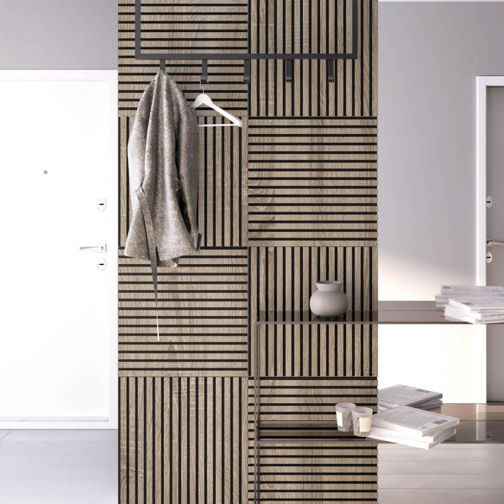 Acoustic Panel Stella Trend 20 Standart 900x600x20 Vintage Oak (pack of 1 pcs.)