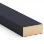 Interior slat MDF Stella 12 De Luxe 2750*27*12 Black Lead (pack of 15 pcs.)