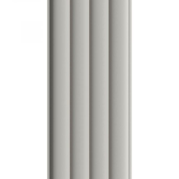 Wall Panel MDF Stella Wave De Luxe 2750х119х16 Sandgrau (pack of 4 pcs.)