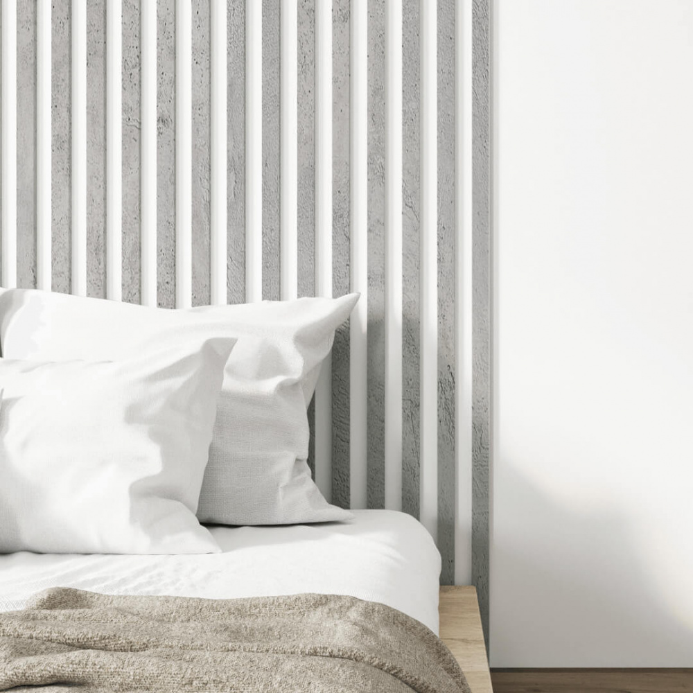 Interior slat MDF Stella 12 Standart 2750*27*12 Chicago Concrete (pack of 15 pcs.)