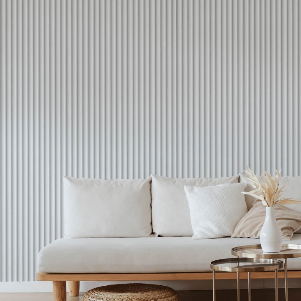 Start-finish profile for MDF Stella Wave Standart White 2750x55x16 (pack of 4 pcs.)