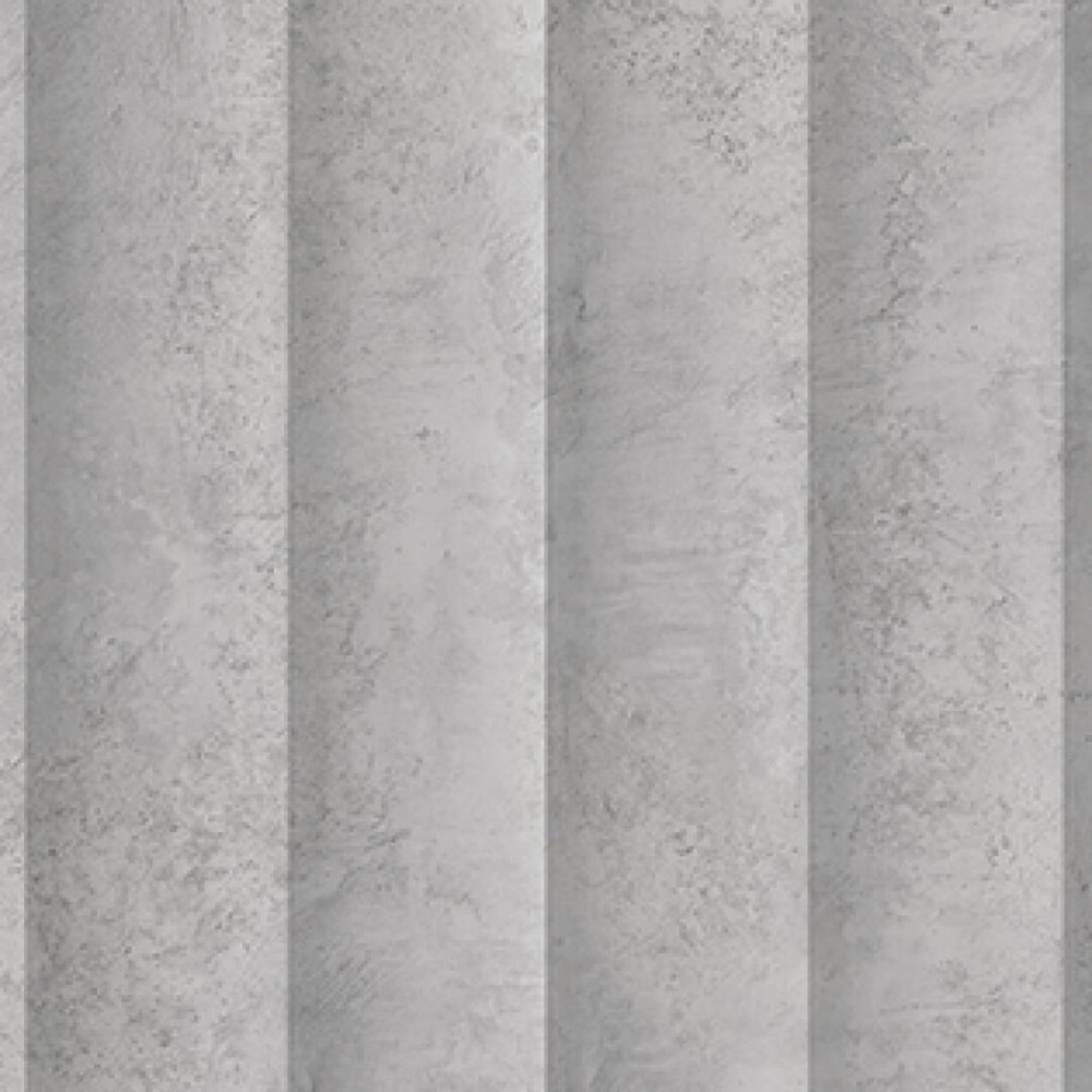 Wall Panel MDF Stella Wave Standart 2750х119х16 Chicago Concrete (pack of 4 pcs.)