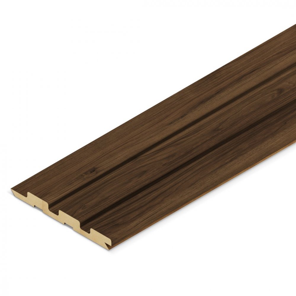 Wall Panel MDF Stella Beats Prime NEW 2750х119х12 Catania Oak (pack of 5 pcs.)