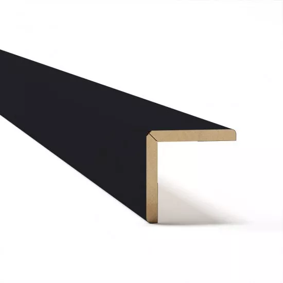 Universal corner MDF Stella Standart 2750*24*24 Black Edition (pack of 10 pcs.)