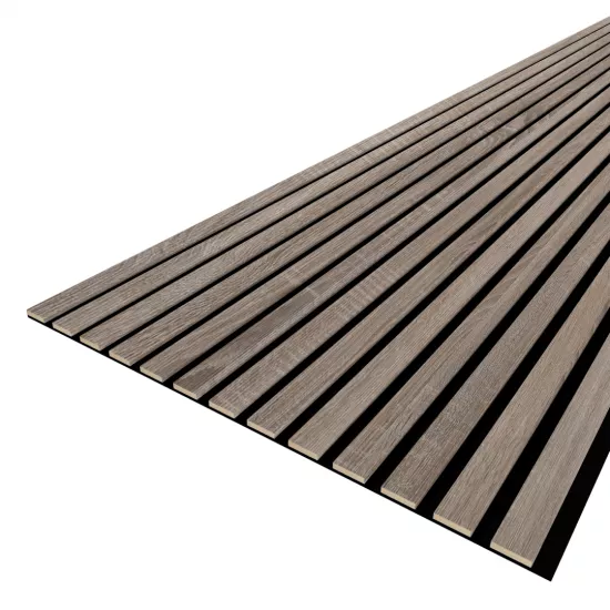Acoustic Panel 13 Slats 9 mm Premium Vintage Oak 2780x600x9 (pack of 4 pcs.)
