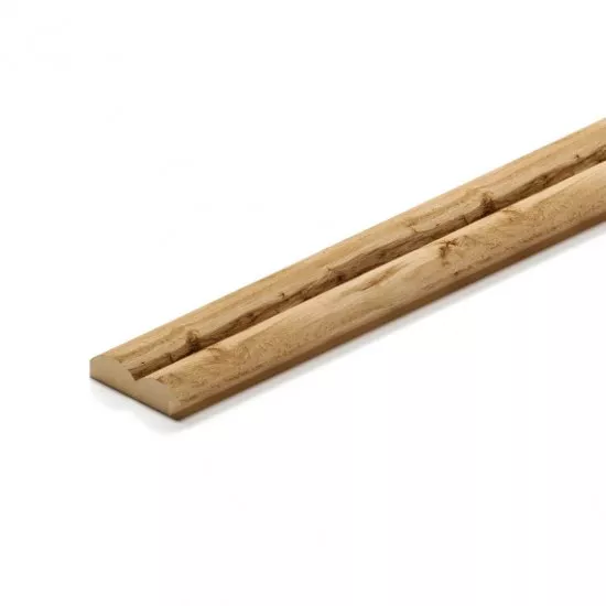 Start-finish profile for MDF Stella Wave Standart Pecan 2750x55x16 (pack of 4 pcs.)