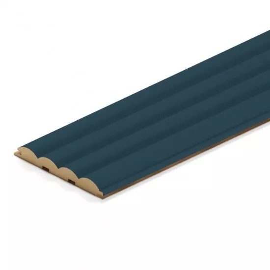 Wall Panel MDF Stella Wave De Luxe 2750х119х16 Ocean (pack of 4 pcs.)