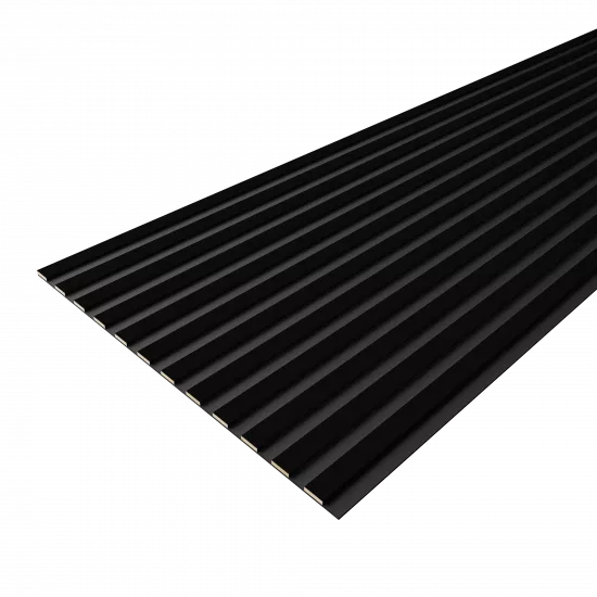 Acoustic Panel 12 Slats 8,5 mm Standart Black 2780x600x9 (pack of 4 pcs.)