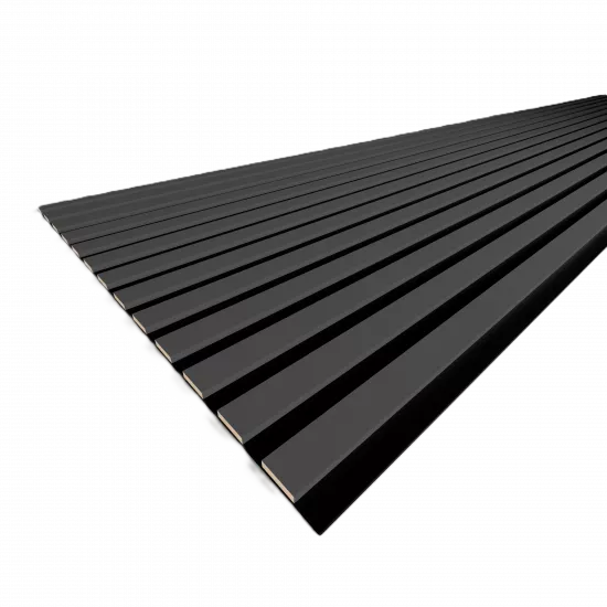 Acoustic Panel 13 Slats 9 mm Standart Antracit 2780x600x9 (pack of 4 pcs.)