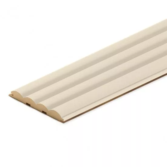Wall Panel MDF Stella Wave De Luxe 2750х119х16 Palomino (pack of 4 pcs.)