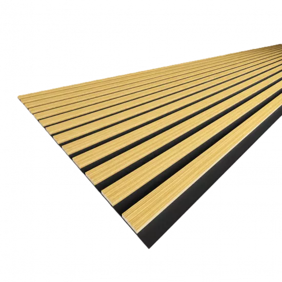 Acoustic Panel 13 Slats 9 mm Standart Golden Bamboo 2780x600x9 (pack of 4 pcs.)