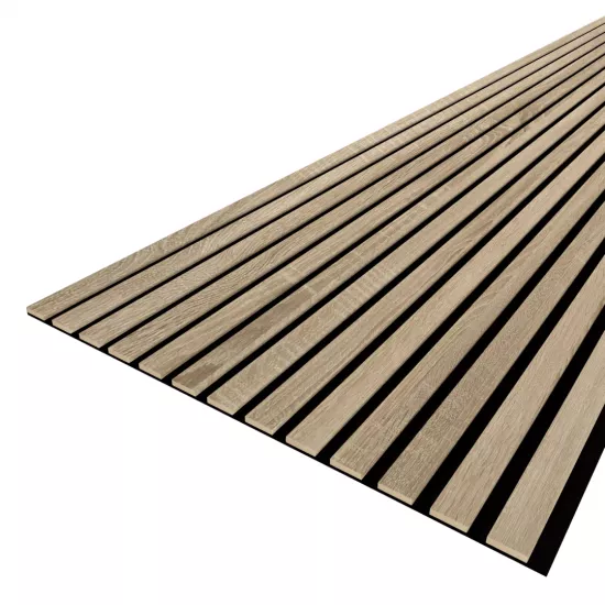 Acoustic Panel 13 Slats 9 mm Premium Sonoma Oak 2780x600x9 (pack of 4 pcs.)
