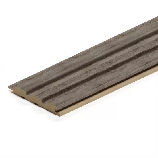 Wall Panel MDF Stella Beats Standart 2750х119х16 Vintage Oak (pack of 4 pcs.)